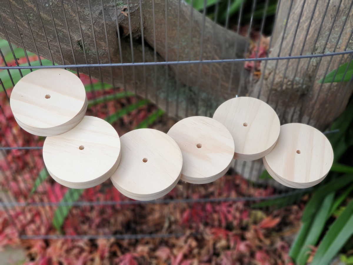 Kilndried Pine Descending Ledge for Chinchillas The Three Little Floofs