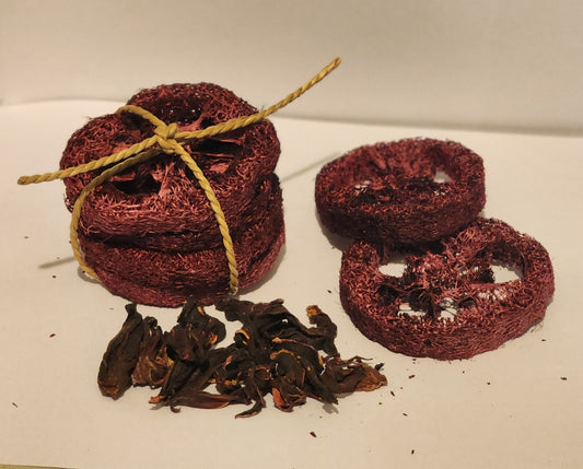 Hibiscus Loofah Cookies