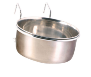 Stainless Steel Cup with Holder 12cm